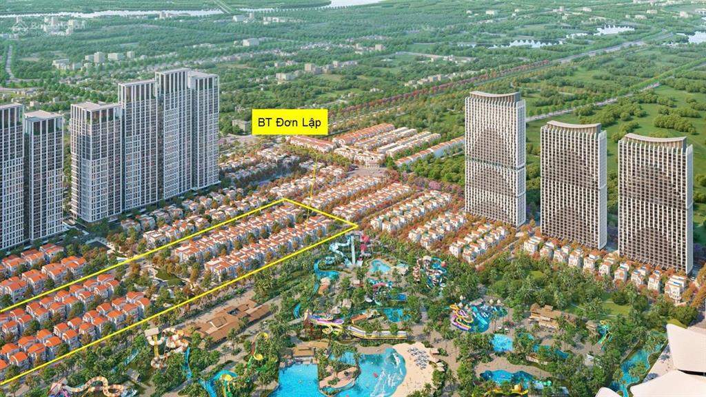 Căn góc biệt thự đơn lập 1 hầm 3 lầu (14x20), view sun world 15ha mua từ cđt   0931 793 ***