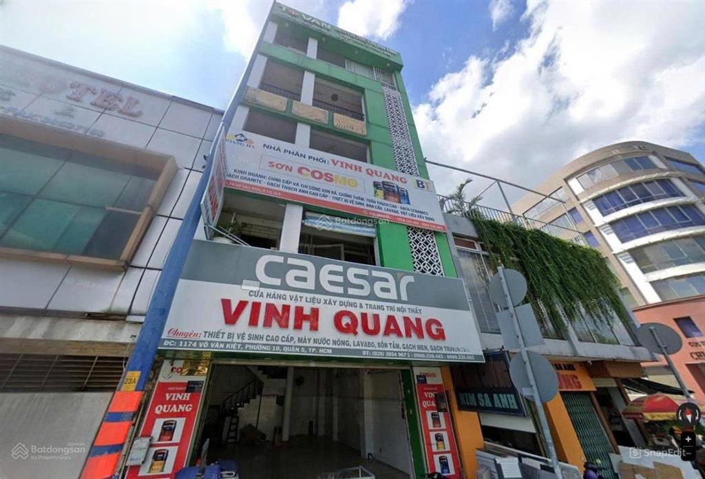 Bán nhà vị trí đẹp mặt tiền võ văn kiệt quận 5 (6,8x15m) 5 tầng hđt 30tr/tháng giá 27 tỷ