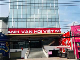 Bán tòa nhà khan hiếm mt khu cư xá cư bắc hải  q10  (8x26m)  hầm, 5 tầng  hđt 250tr/th  60 tỷ