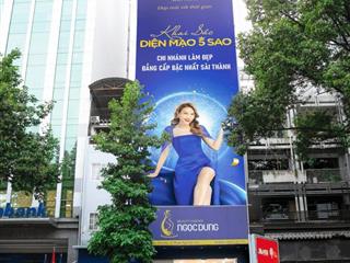 Bán nhà siêu vị trí mặt tiền hai bà trưng  quận 3  (4x30m)  5 tầng  hđt 200 tr/th  giá 48 tỷ