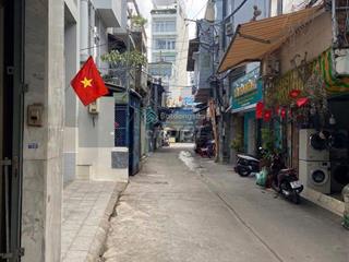 Ô tô vào nhà  cmt8 quận 10  50m ra mặt tiền  4x16m vuông vức  3 tầng hoàn công  9,9 tỷ