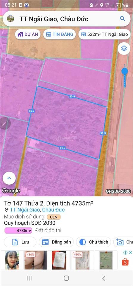 Chủ hạ giá lần 5 để bán lô đất 4735m2 5.5 tỷ