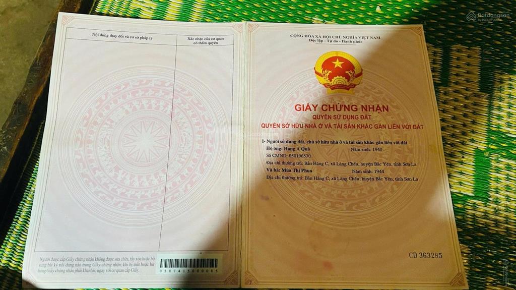 Bán đất tại tà xùa, bắc yên, sơn la, 1,95 tỷ, 12000 m2, pháp lý đầy đủ có sẵn 200m2 ont