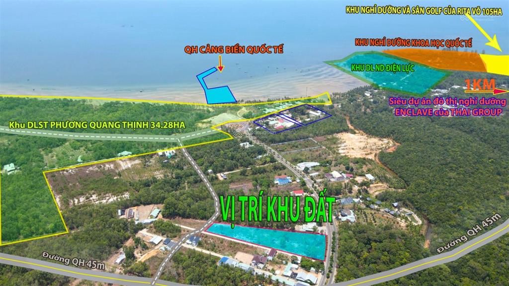 Cần bán đất mặt biển phú quốc ngay cạnh dự án lấn biển bãi thơm