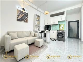 Căn hộ 1pn ban công full nt ngay vòng xoay đồng hồ điện biên  hẻm oto yên tĩnh, máy giặt riêng