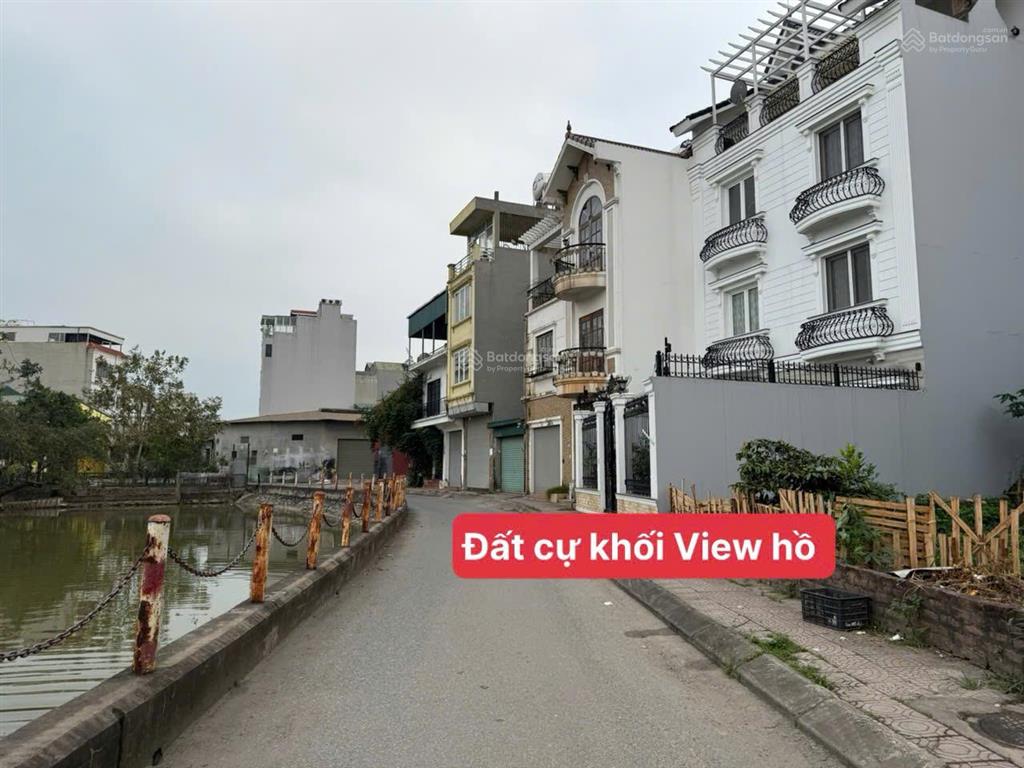 Cần bán đất đấu giá cự khối, long biên, hà nội, view hồ công viên