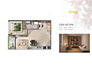 Bán căn hộ 1pn la pura, mặt tiền ql13 thuận an  tầng cao  diện tích 54m2  giá 2.45 tỷ