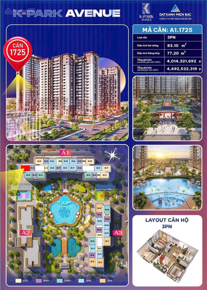 Căn góc 3pn view hồ & trọn vẹn kđt vinhomes * đẹp nên thơ giá chỉ 4.014 tỷ 0919 959 ***