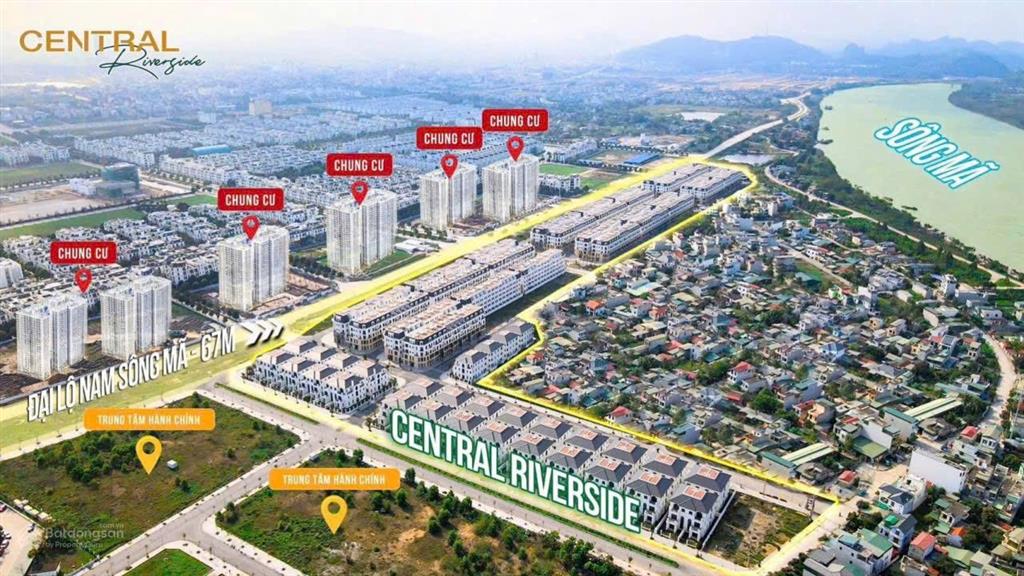Shophouse 5 tầng mặt đường 67m, vỉa hè 11m kinh doanh siêu vip tt phường hạc thành 0919 959 ***