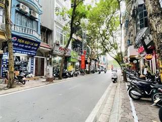 Vip mặt phố nghĩa tân  cầu giấy. vỉa hè kinh doanh mặt tiền 6,4m, dt 47m2 ôtô tránh lô góc thoáng