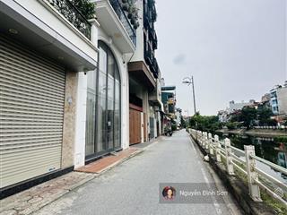 Bán nhà hồng tiến 88m 27 tỷ nhà mặt hồ oto tránh kinh doanh mặt tiền rộng 6m ở sướng.