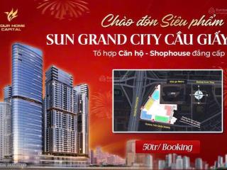 Bán siêu phẩm cc sun grand city cầu giấy giá siêu hời, dk chỉ 150tr/m2
