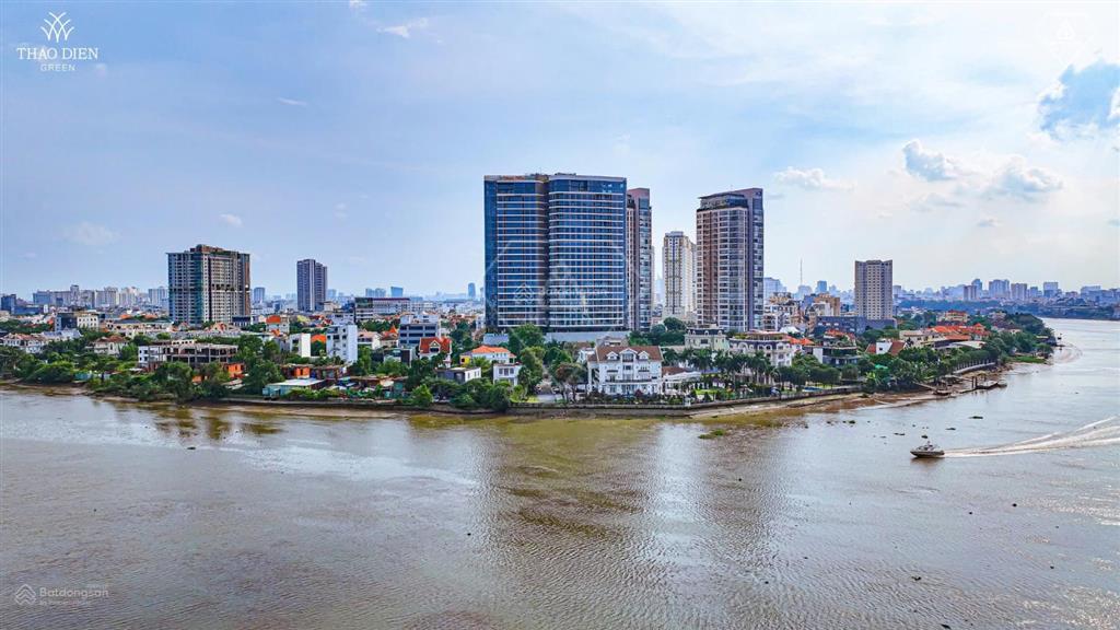 1 căn 3pn, tầng đẹp view sông, mua chủ đầu tư thảo điền green, chỉ 28.3 tỷ đóng giãn 50% nhận nhà