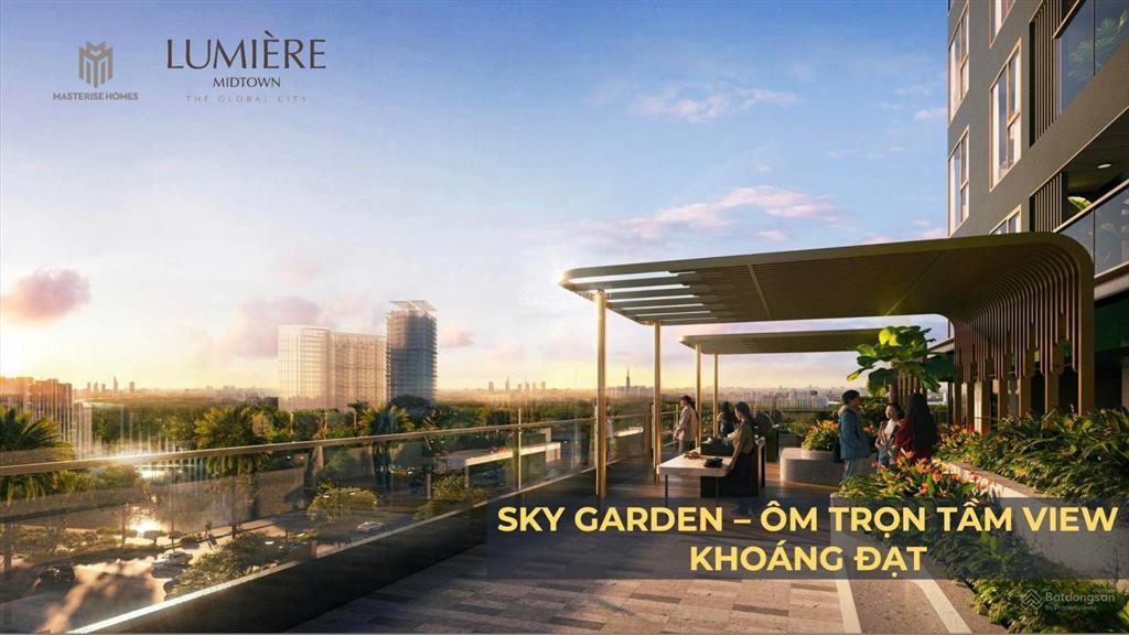 3pn, lumiere midtown, thanh toán 20% nhận nhà, chiết khấu 17%, đóng giãn 2 năm, the global city