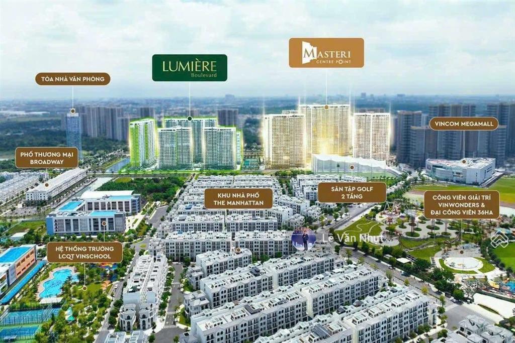 Tầng cao 3pn lumiere boulevard, chỉ 7,3 tỷ bao hết, hướng đông bắc  tòa a  view thoáng