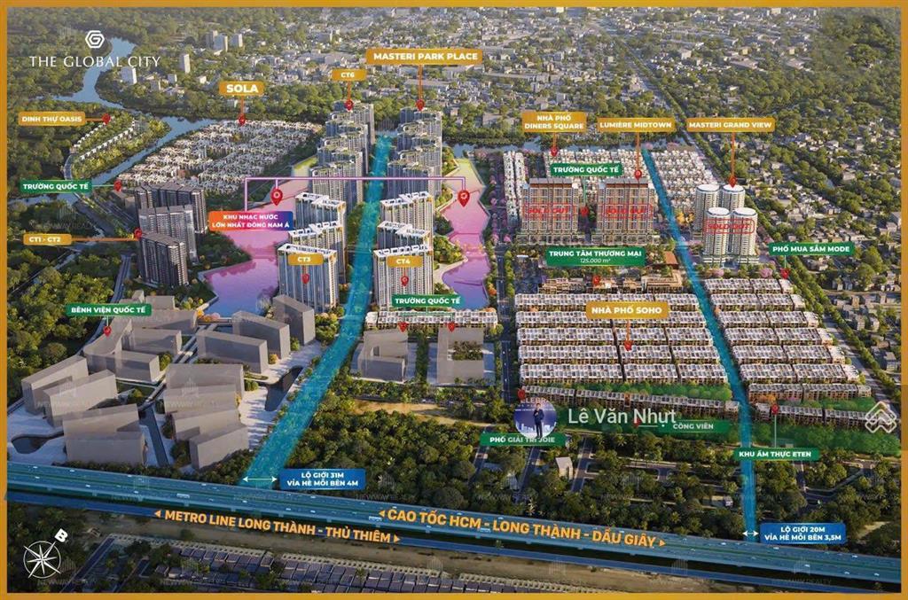 Căn đông nam  tháp a1 nội khu masteri ct5 tại the global city 9,185 tỷ  thanh toán giãn 2 năm