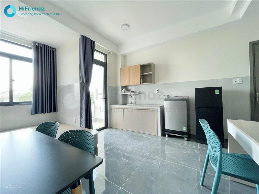 Studio full nội thất mới 40m2 có ban công siêu rộng ngay ufm, fpt, khu cnc