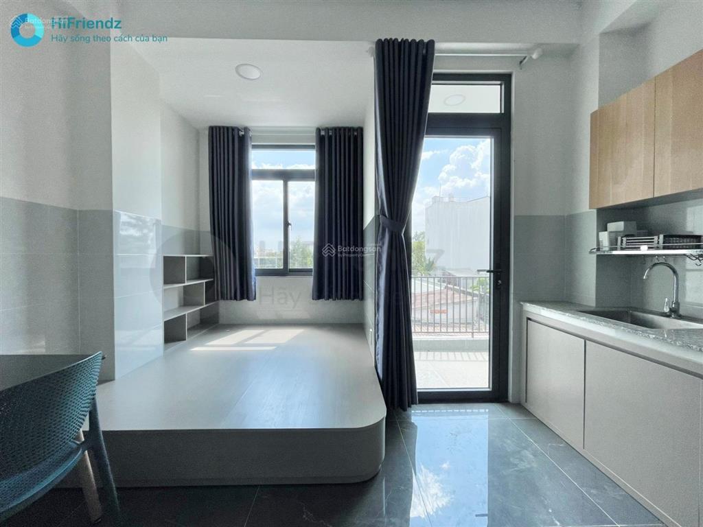 Studio full nội thất mới 40m2 có ban công siêu rộng ngay ufm, fpt, khu cnc