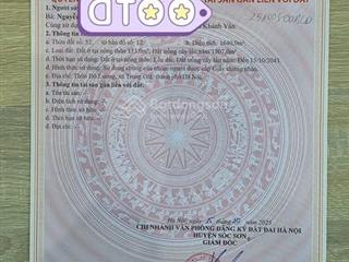 Lô góc siêu đẹp tại đô lương  trung giã. dt 1640m2 2 mặt tiền. (1 mặt tiền 100m dài miên man)