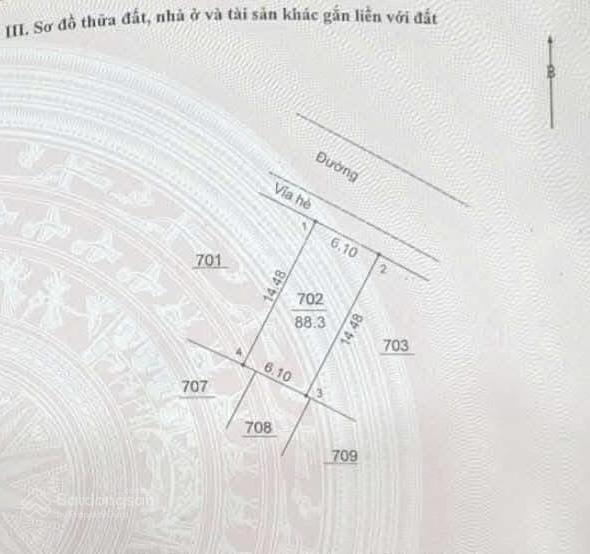 Bán 88,3m2 đất dịch vụ di trạch, hoài đức siêu đẹp!