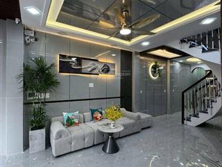 Bán nhà, 3 tầng, 145m2 sàn, hẻm hậu giang, trường học lam sơn, vòng xoay phú lâm, quận 6, giá 5,xt