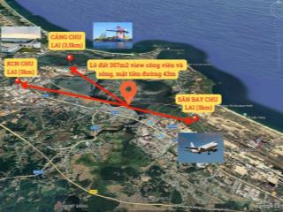 Cần bán gấp lô đất 357m2 kđt núi thành bên cạnh vịnh an hoà city giá sụp hầm