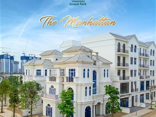 Deal hot  chuyển nhượng nhà phố 126m2 khu manhattan giá 23,7tỷ tại vinhomes grand park quận 9