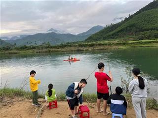Bán 3200m2 đất, ngang 50m mặt sông cu đê, hòa bắc, đã từng kinh doanh farm, giá 2.5 tỷ