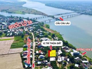 Bán 4 lô đất đường hoàng sa, duy phước, giá tốt 770 triệu, 187 m2, view đẹp, đường thông ra sông