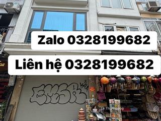Cho thuê tầng 1 kinh doanh nhà mặt phố hàng hòm. dt 120m2. mặt tiền 4m. thông sàn. có wc. nhà mới.