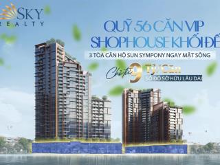 Suất ngoại giao căn shop mặt sông hàn 9 tỷ ck 24% tặng gói nội thất  vay 30 tháng 0% ls