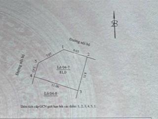 Bán đất lê quang đạo 81 m2, lô góc mt 17 m, 32.4 tỷ, ô tô tránh, ngõ thông ô bàn cờ