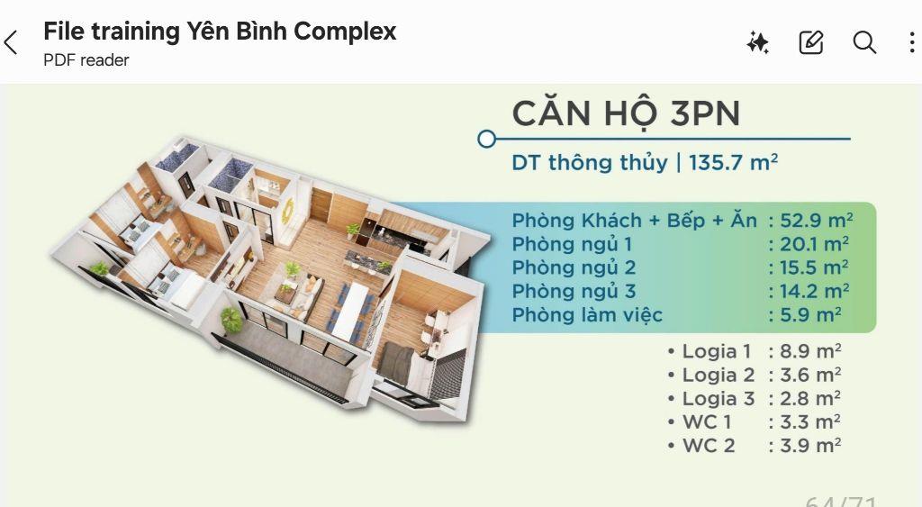 Chỉ Từ 1,3 tỷ/căn , 26tr/m2 - Yên Bình Complex Thái Nguyên, đóng 30% Miễn Lãi 0% đến khi giao nhà. Vừa để ở vừa cho thue