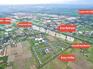 Chỉ 650triệu sở hữu đất nền gần bình chánh. đối diện eco retreat. ngân hàng hỗ trợ vay 70%