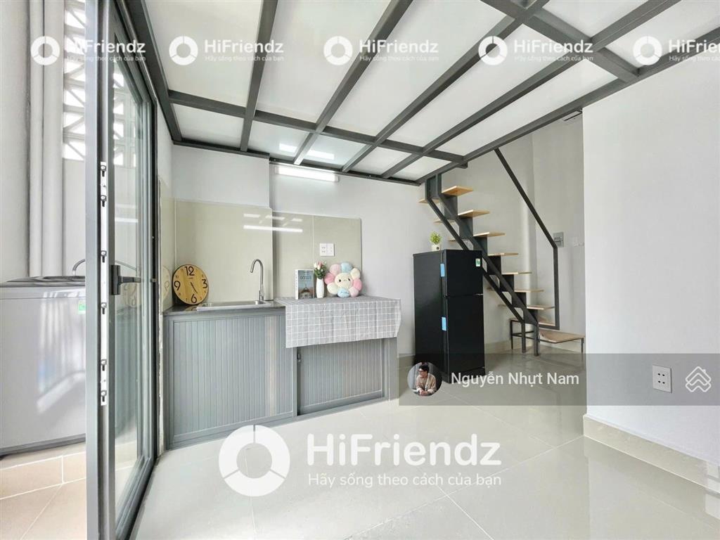 Căn hộ có gác, máy giặt riêng mới xây, ban công siêu vip, gần go an lạc, đh y dược