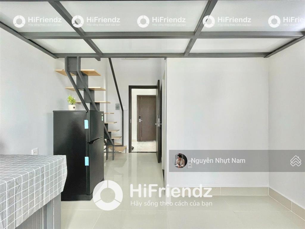 Căn hộ có gác, máy giặt riêng mới xây, ban công siêu vip, gần go an lạc, đh y dược