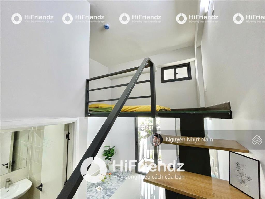 Căn hộ có gác, máy giặt riêng mới xây, ban công siêu vip, gần go an lạc, đh y dược
