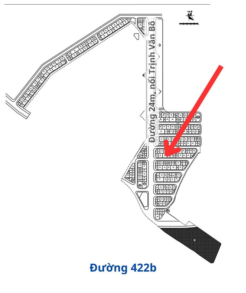 Lô đất siêu đẹp, dt 150m2, mt 12,5m, gần đường 24m, vị trí khu đất 6,9ha, gần hud vân canh