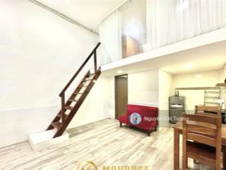 Duplex 70m2, ở được 5 người + 5 xe, ngay giáp quận 1, gác cao 2m, gần các trường đại học