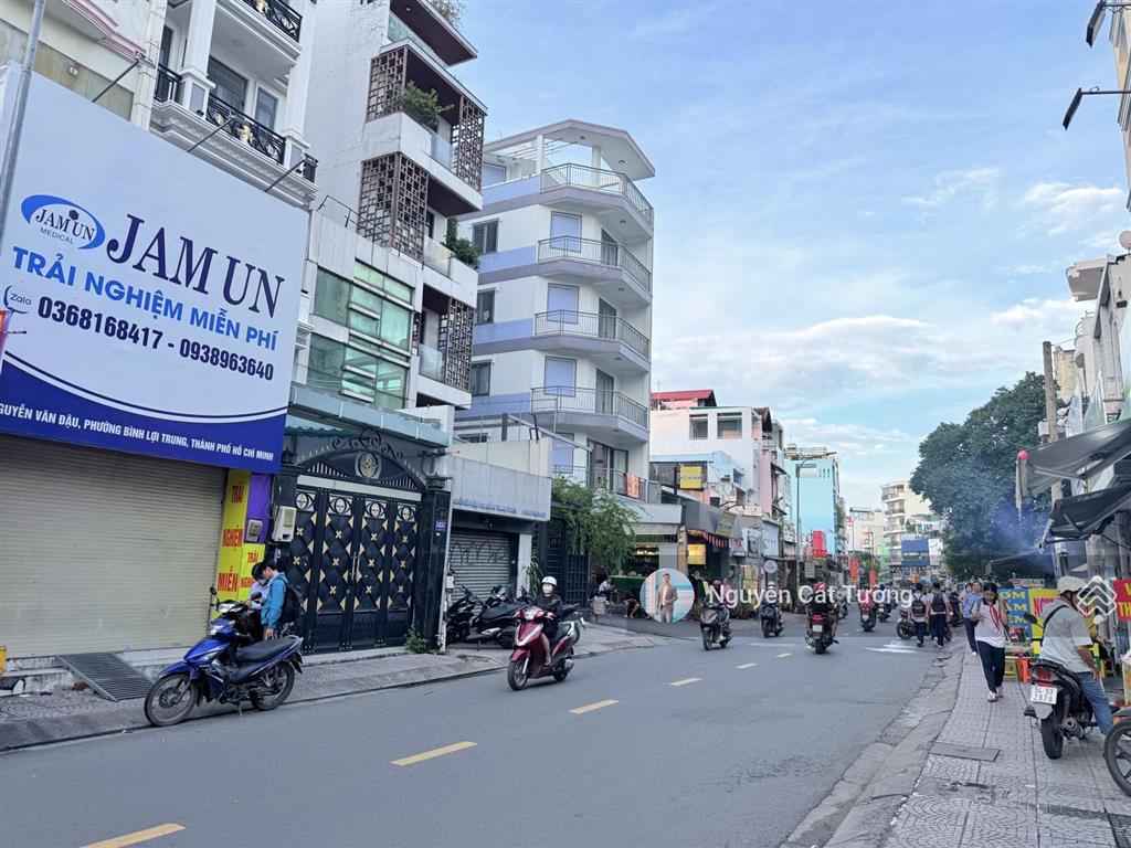 Bán nhà mặt tiền công viên phú nhuận trước nhà đường 12m  110m2  nhà 3 tầng xây mới hầm + 12 tầng