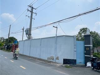 Nhà xưởng 2000m2 + 4000m2 đất trồng cây  ngang 34 nở hậu 44x144  mt đường, đông thạnh, hóc môn.