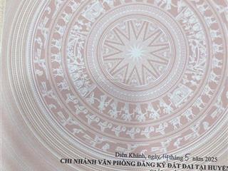 Bán lô đất đẹp giá rẻ 93,7m2, giá 635tr cách tỉnh lộ 2 tầm 40m khánh hòa