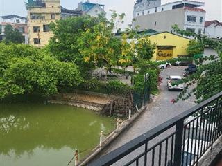Bán đất view mặt hồ đập tranh dt 105m2, mt 5,5m giá 16,9tỷ phân lô vỉa hè ôtô tránh, kinh doanh