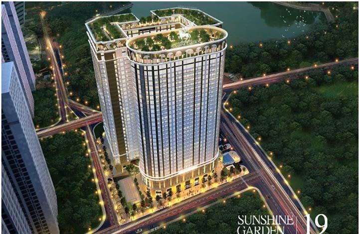 Cho thuê cc sunshine garden, 15,5triệu, 150m2, 4pn, 3wc, chính chủ cạnh time city, phố minh khai