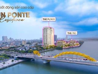 Sun ponte căn hộ view trực diện cầu rồng sông hàn  nhận nhà tháng 12  an cư cho thuê ngay