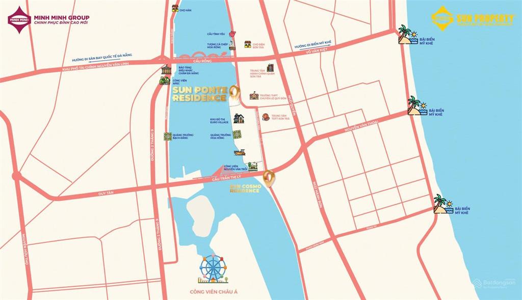 Sở hữu căn hộ sun ponte đà nẵng chỉ từ 4,x tỷ  view biển mỹ khuê  view sông hàn  dòng tiền cao
