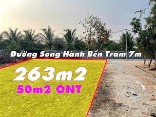 Đất nền thổ cư, mặt tiền lộ xóm tại đặc khu phú quốc với diện tích 263,6m2, giá 2,25 tỷ.