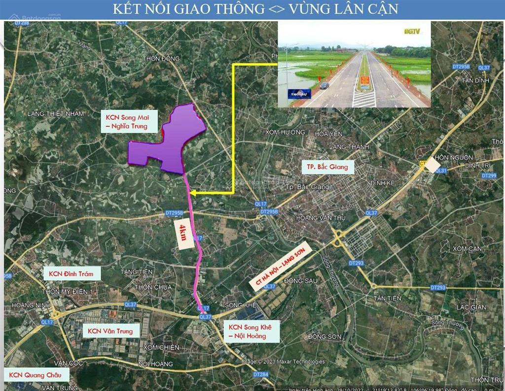 Chủ đầu tư khu cn song mai 5000m2. cắt nhỏ theo nhu cầu các lô to nhỏ trên tổng 197 ha