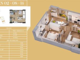 Chính chủ cần bán căn 2 ngủ tecodiamond nhà ở có sổ full đồ