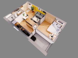 Cho thuê cc 30m2, 6 triệu vnd, 1pn, 1wc tại evergreen bắc giang